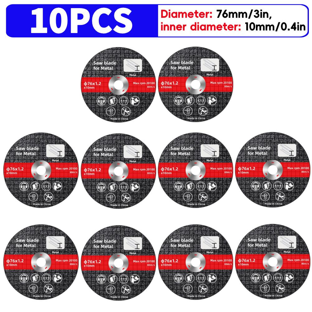 30-1Pcs 76mm Metal Cutting Discs Sanding Grinding Cut Off Circle Wheels Durable Saw Blades Discs for Electric Angle Grinder Part