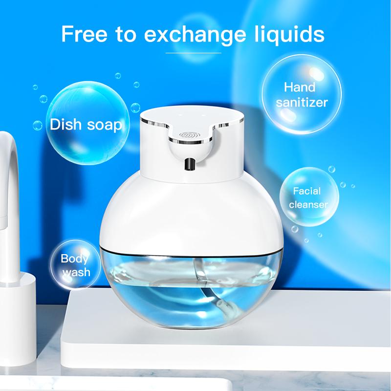 Automatic Touchless Foaming Soap Dispenser Wall-mounted USB/Battery Powered Liquid Soap Dispenser for Hotel Bathroom Kitchen