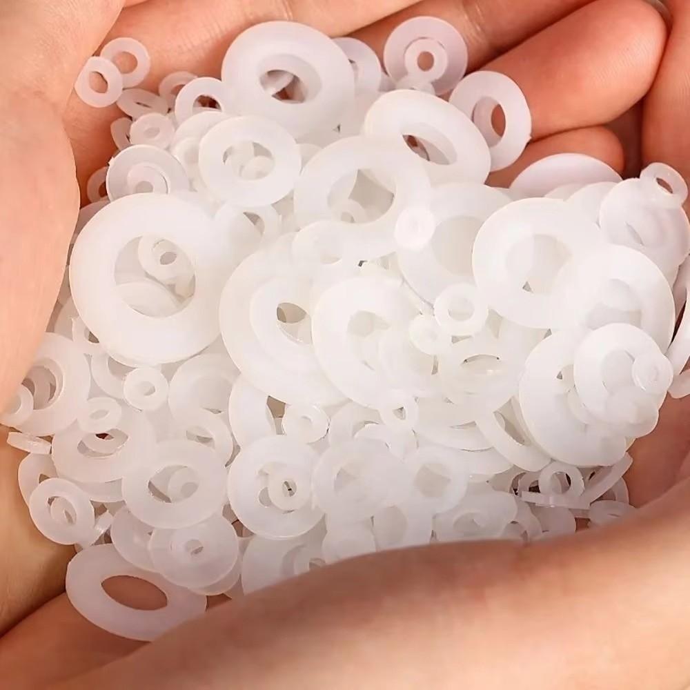 250/500PCS Plastic Washer Assortment Sealing Ring for Screw Bolt