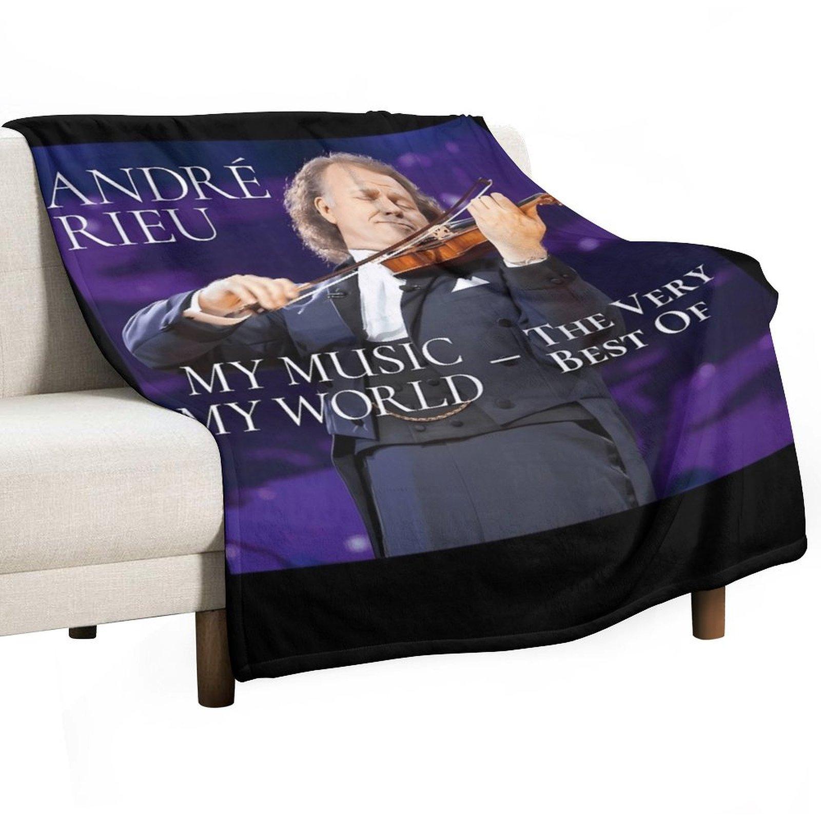 

My Music - My World Throw Blanket Stuffeds Soft Plush Plaid Travel Furry Blankets 30x40in