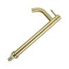 Brushed Gold Bathroom Basin Single Hole Cold Handle Shower Head Sink Faucet Bath