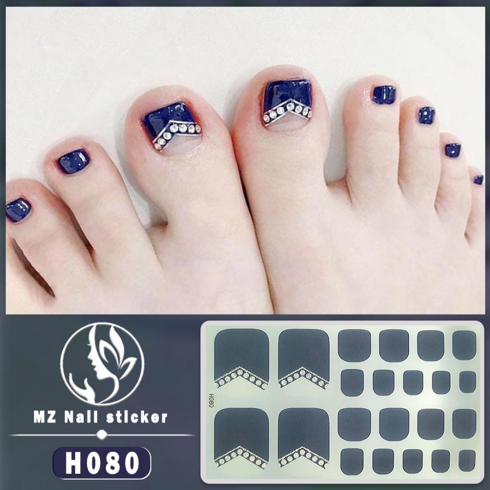 Fake Nails Toenail Sticker 3D Imitation Diamond Manicure Patch Waterproof and Long-lasting Whitening Toenail Sticker Wholesale