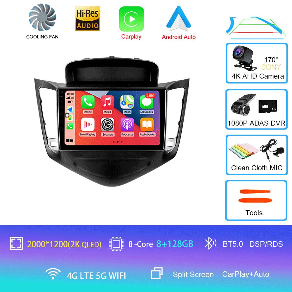 Android 14 Car Radio For Chevrolet Cruze J300 2008 - 2014 Video Player Navigation Stereo GPS