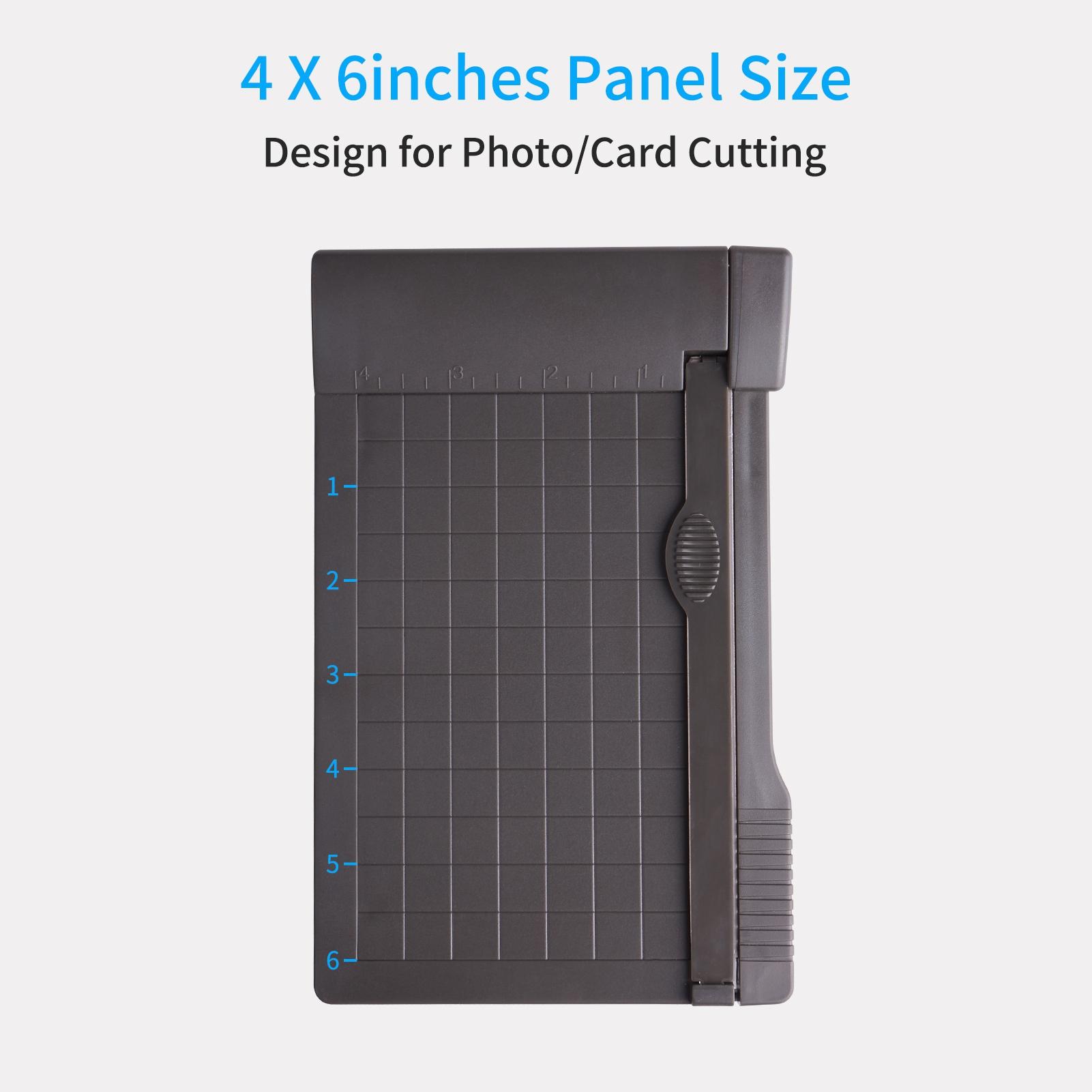 

Мини A5 Резак для бумаги 4x6 дюймов Размер панели Портативный Настольный Ручной Резак для фотобумаги для Крафт-карт Скрапбукинга Дом темно-серого
