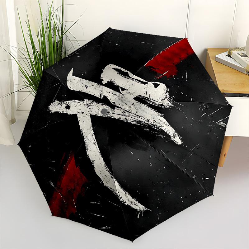 

Love, Passion Themed Automatic Opening and Closing Umbrella, Brightly Colored 8-rib Portable Umbrella, Suitable for Men and Women, A Perfect