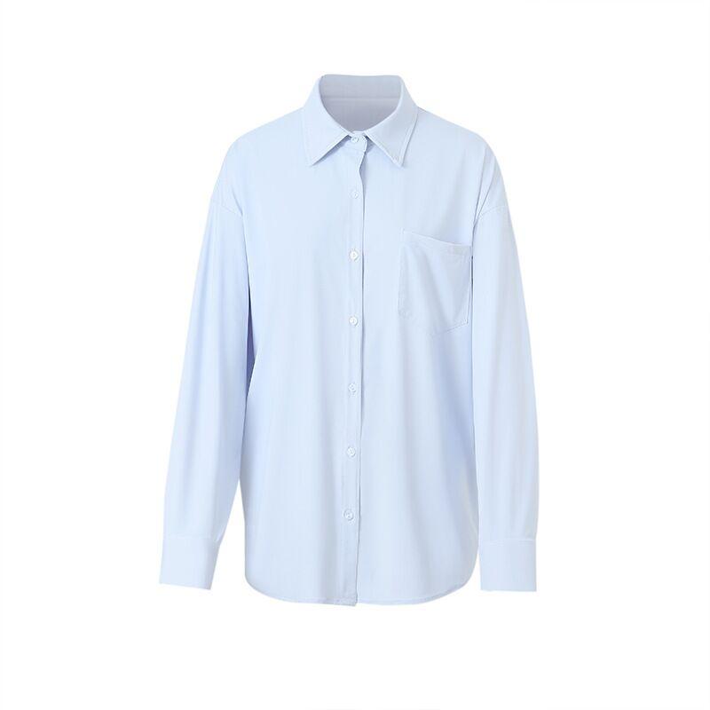 

Sun protective clothing for men, skin clothing for women, shirts for men and women L светло-синий