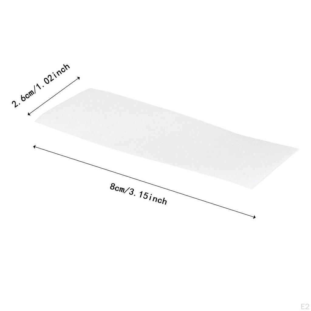100Pcs Saxophone Cleaning Paper Cleaner Papers Woodwind Anti Sticky Replacement Absorbent Pads