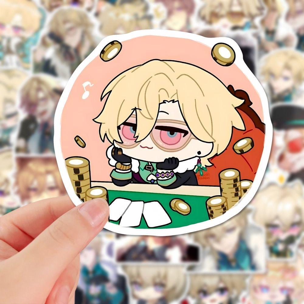 Sunsyea Honkai: Star Rail Merch Fans Collection Role Stickers Aventurine 63 Pieces