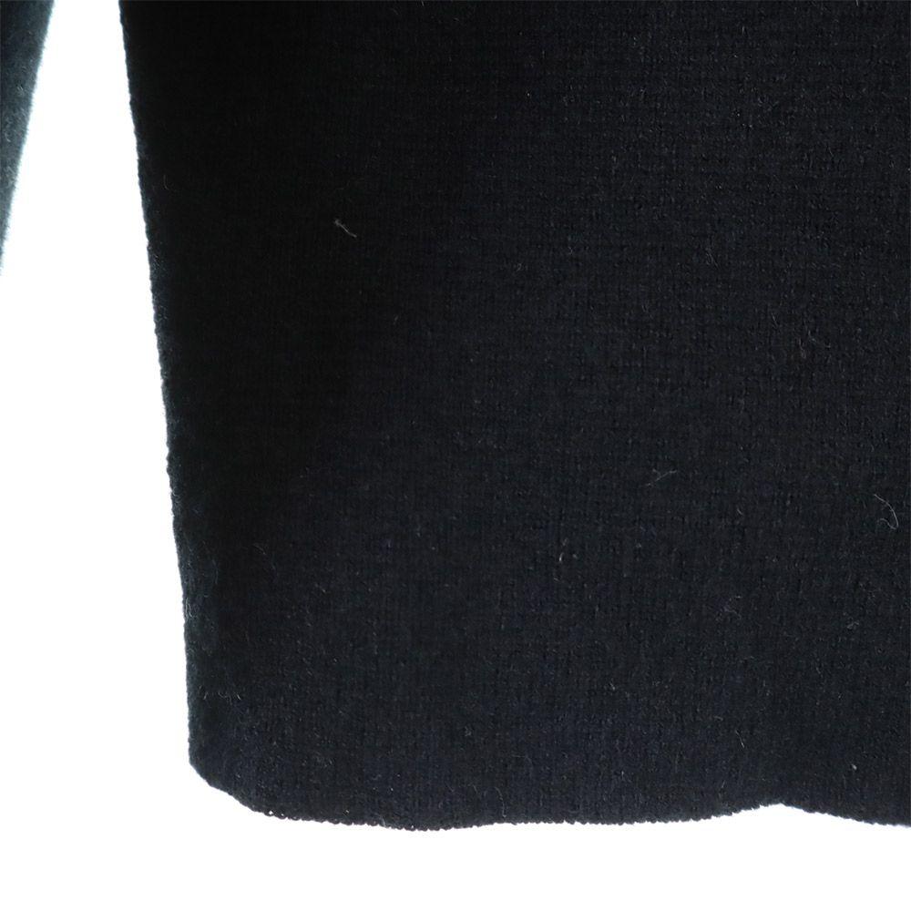 Louis Vuitton Made In Italy Cashmere 100% Jacket L Black Cardigan Women Used