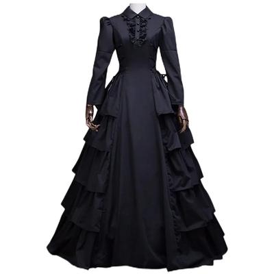 Lace Queen Princess Dress Halloween Costumes for Women Medieval Victorian Dress Halloween Renaissance Gothic