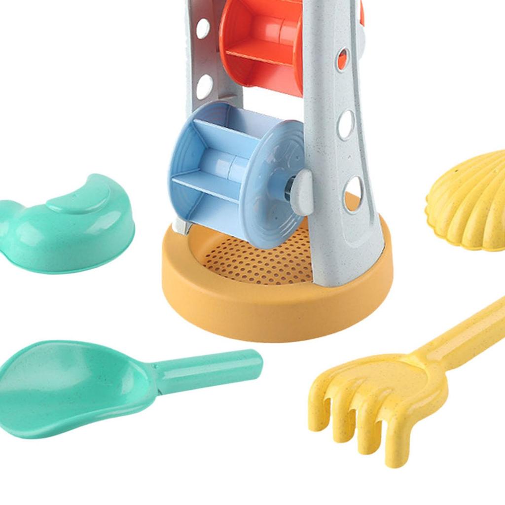 5x Sommer-Strandset, Sandspielzeug, Sandkastenspielzeug, Sandburgenspielzeug, Pool- und Wasserspielzeug für den Garten, Badespielzeug, Party, Jungen und Mädchen