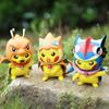 Pikachu Pvc Pokmon  Action Figure Model Decoration For Cake Accessories Car