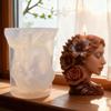 Flower Girl Silicone Candle Mold Multipurpose Silicone Mould for Making Candle Soap Home Decoration Resin Casting