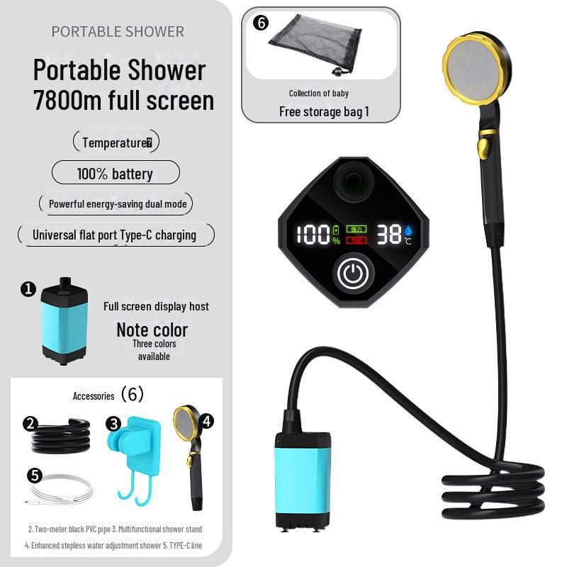 Portable Electric Shower for Outdoor & Dorm Use