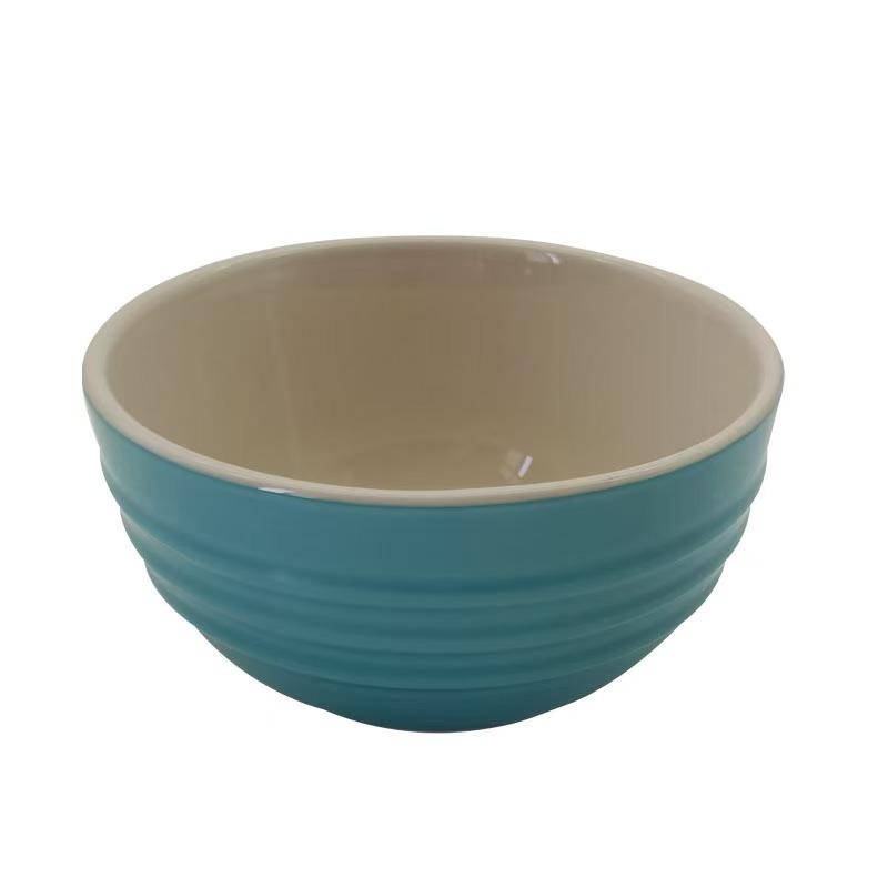 

Миска Le Creuset French Cool Color Емальована миска Рисова миска Побутовий кам яний посуд Порцелянова кругла миска Рисова миска Миска для локшини в супі