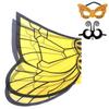 Children's Elf-Style Angel Butterfly Costume Set with Wings and Mask
