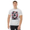 British Bulldog & Union Jack – Bold UK Patriotic Graphic Design T-shirt