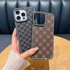 Applicable To IPhone16 Leather Mobile Phone Case Side Diamond Apple 15proMax Trendy Diamond 14 Protective Case
