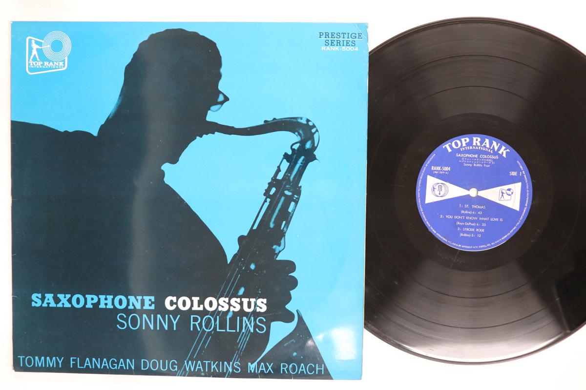 Виниловая пластинка SONNY ROLLINS Saxophone Colossus RANK5004 TOP RANK 1959 Япония Джаз Б/У