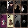 Hijab Hijabi Woman Phone Case For Apple iPhone 15,14,13,12,11,Pro,X,XS,Max,XR,Plus,Mini Soft Black Cover