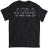 Funny French Cat Lovers - Un Deux Trois Cat Funny French Cat T-Shirt, Tank Top, Long Sleeve, Sweatshirt, Hoodie Men Women Kids Made In Canada Black