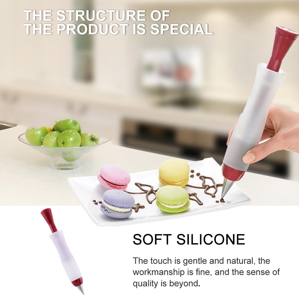 Cookie Decorating Cake Supplies Nozzles Pastry Tool Chocolates Food Writing Pen Piping Suite