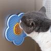 Silicone Pet Licking Mat Slow Feeder Mat with Suction Cups Flower Shape Lick Mat Prevents Overeating for Cats Dogs