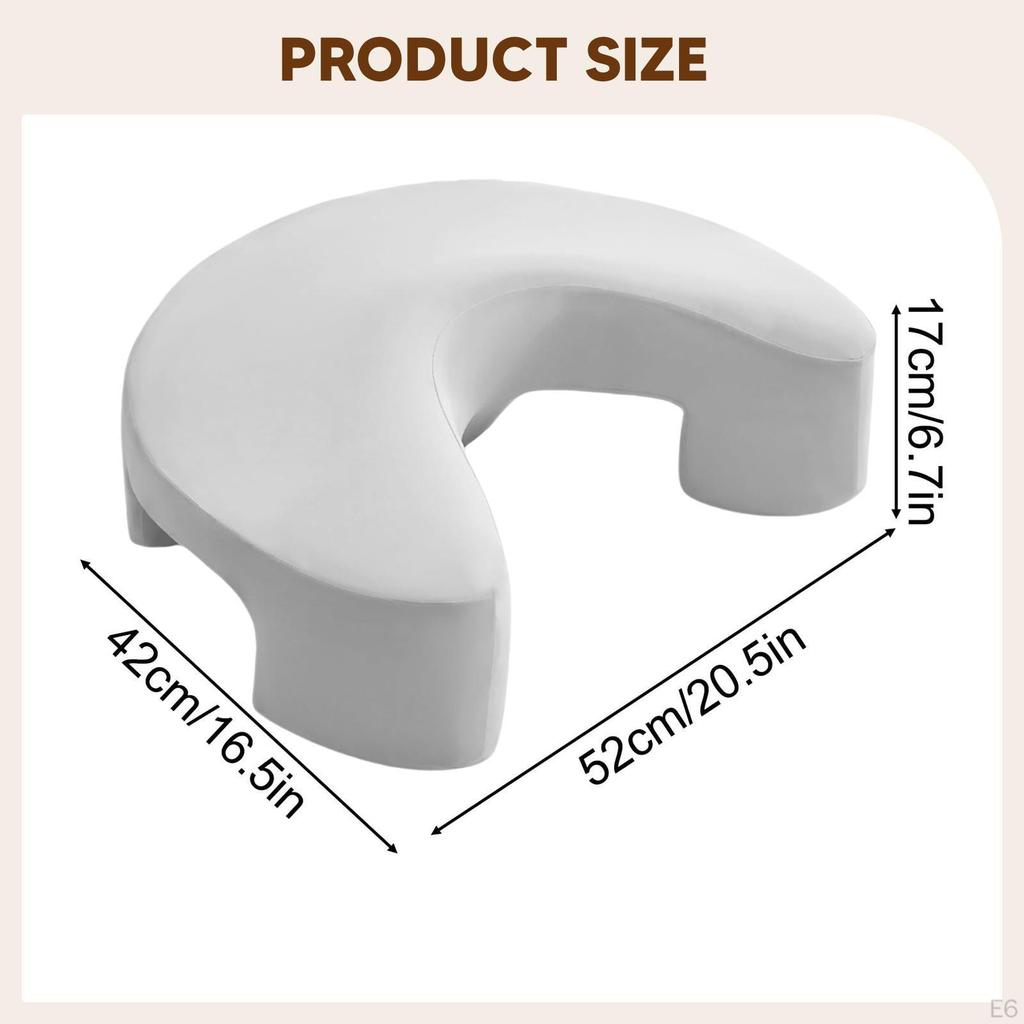 Side Sleeper Pillow with Arm Holes Memory Foam Bed Gift Ergonomic Support for Stomach Back Sleeping