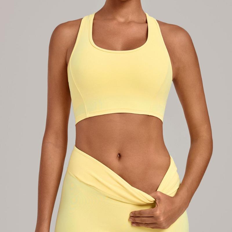 Women S Tight Fitness Yoga Vest Sleeveless Sports Bra