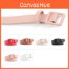 Stylish Women's No Hole Square Buckle Belt Versatile Fashionable Casual Waistband
