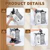 J1UL1N Shoe Cover Box Dispenser Foldable Storage Bin Holder With Used Shoe Covers And Welcome Please Or Remove Sign