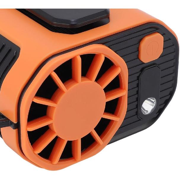 Clip Belt Fan Strong Wind 1000mAh Battery USB Charging Lightweight Portable Waist Fan for Working Hiking Fishing