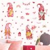 Valentine'S Day Love Window Sticker Cartoon Dwarf Pvc Self-Adhesive Marriage Wedding Wall Sticker Atmosphere Decoration Decals