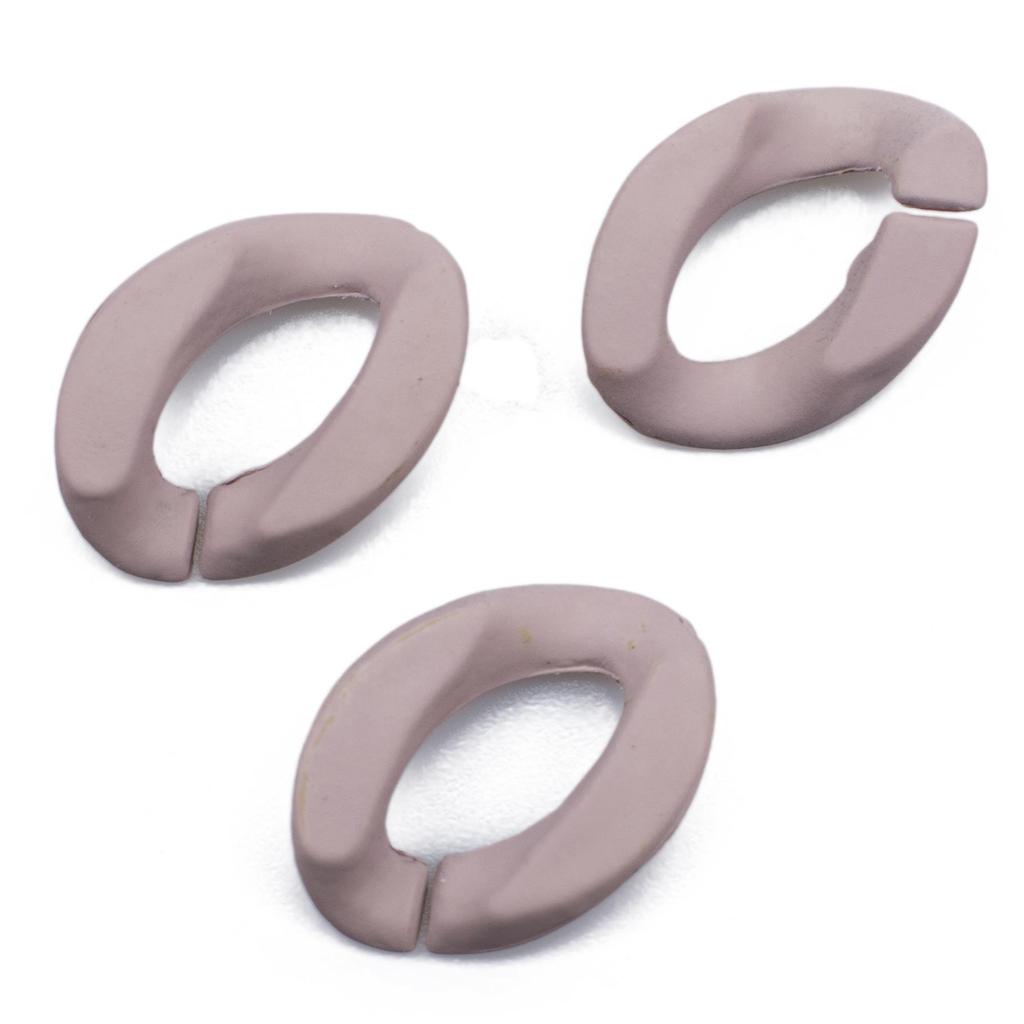 Acrylic Matte Hand-Feel Paint with Chain Insert Buckle and Jump Ring for DIY Jewelry and Phone Cases
