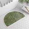 Pastoral Floral Absorbent Bath Mats Plush Fluffy Bathtub Side Area Rugs For Shower Bathroom Non -Slip Welcome