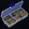 80pcs M5 Dowel Screw Woodworking Furniture Connector Double Ended Screw Hanger Bolt