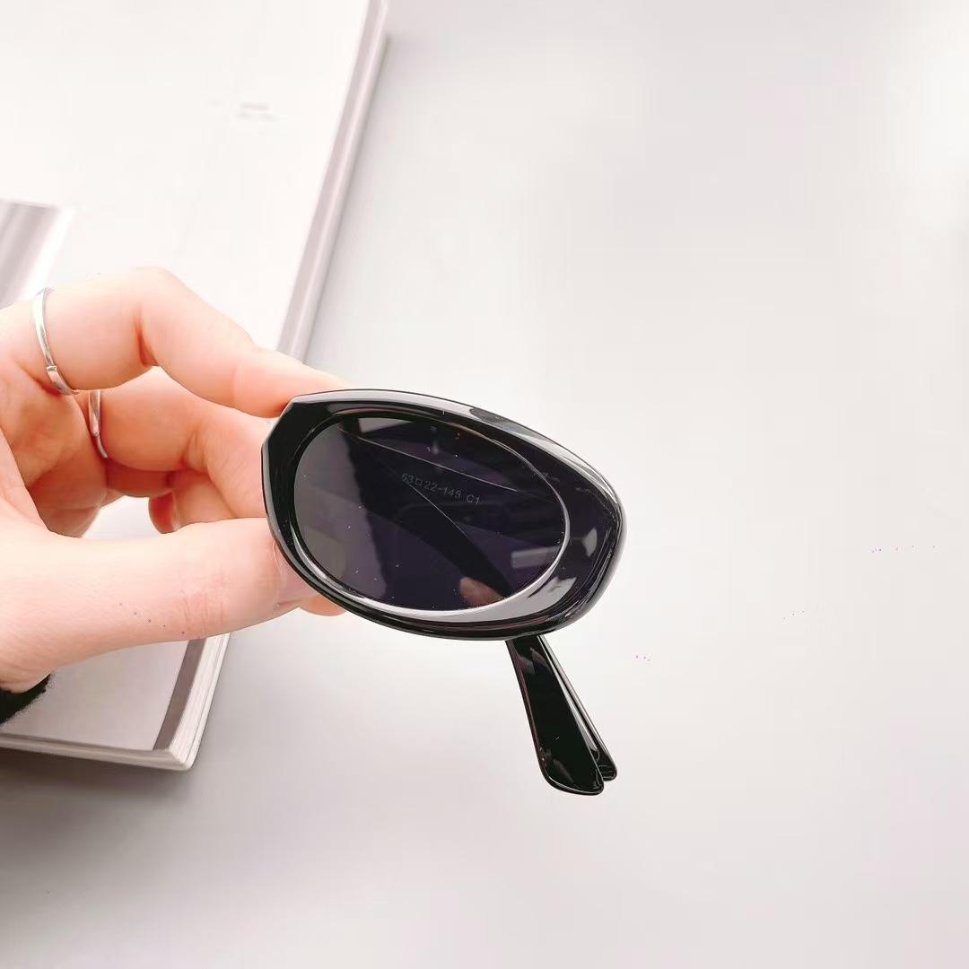 

Oval Shape Cool Sunglasses Foldable Uv400 Protection Summer Women Sun Glasses Travelling Hiking Fashion Sunglass