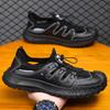 Men's shoes large size new summer breathable casual hole shoes lazy one pedal outdoor trend soft sole comfortable sandals