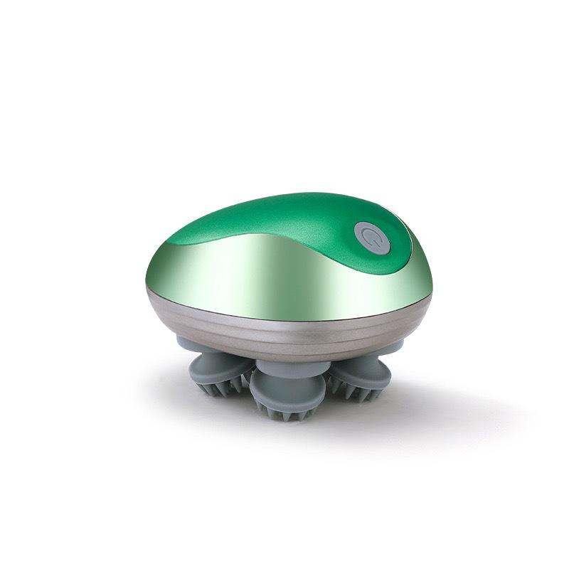 Electric Silicone Scalp Massager - Portable USB Rechargeable Kneading Head and Pet Massager