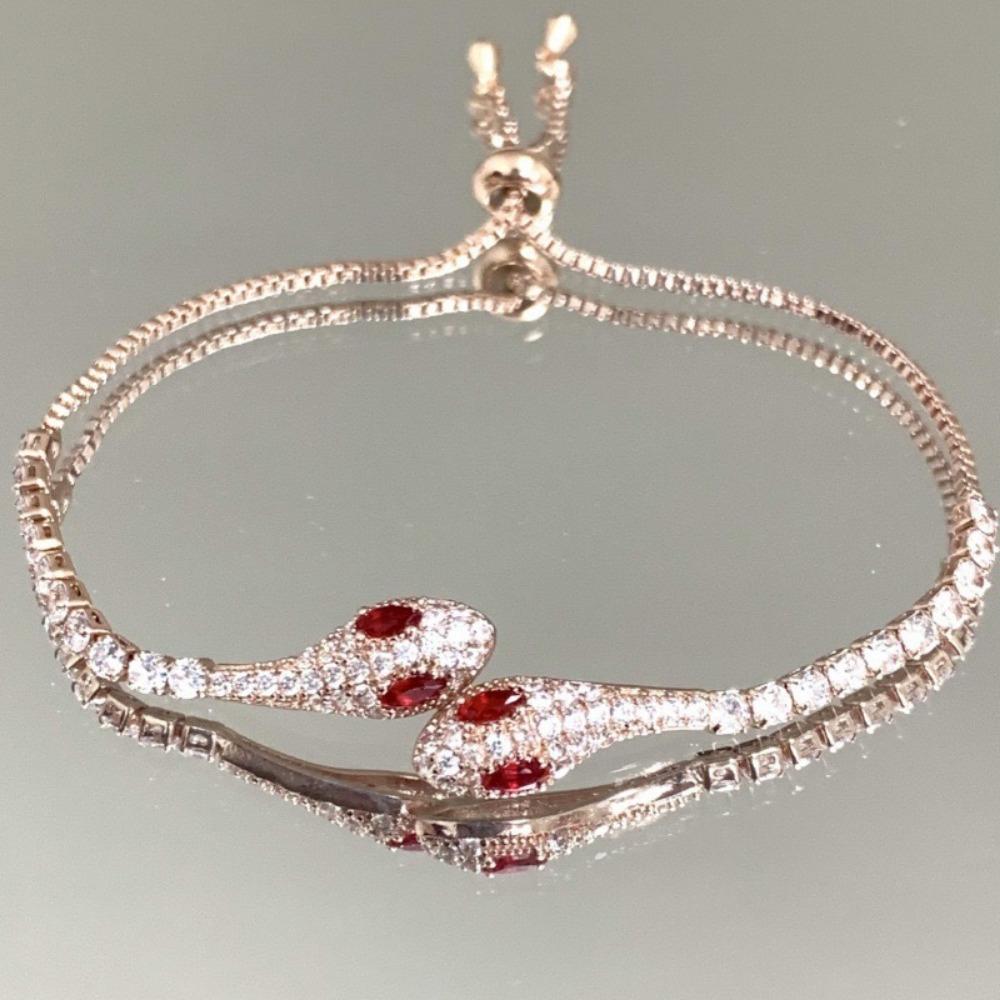 

Браслет Spirit Snake Haoshi Дизайнерский Нишевый Темперамент Простой и Белый Высокая Ценность Универсальный Ретро Браслет