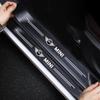 1/4/5Pcs Car Door Sill Scuff Plate Decor Carbon Fiber Stickers For MINI Cooper JCW WORKS R55 R56 F55 F56 R57 R58 R59 R60 R50 R61 mjewr55