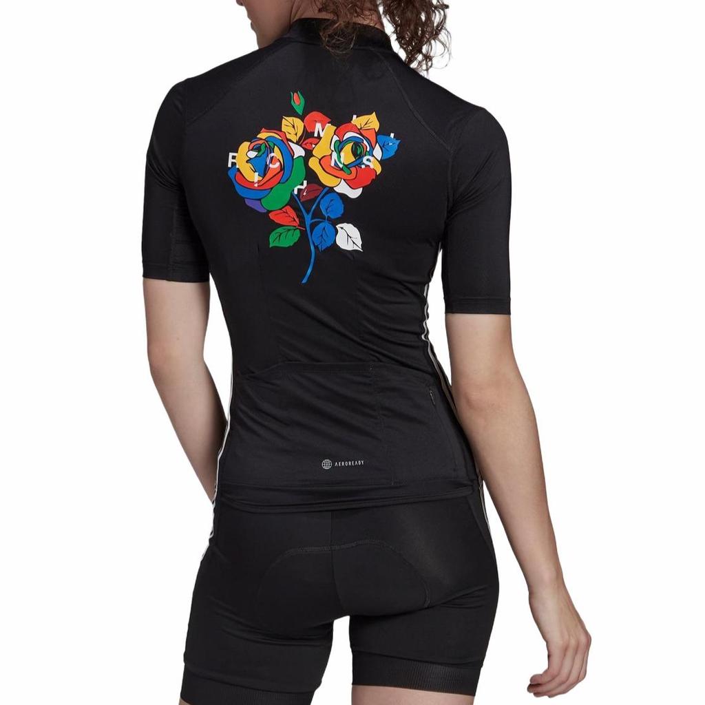 adidas T Shirts Women's Black Stand Collar Moderate HB0496