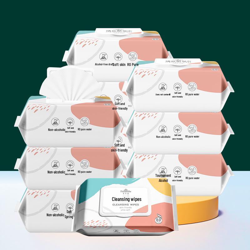 Baby Wipes 80-Pack - Gentle Hand and Mouth Newborn Wipes
