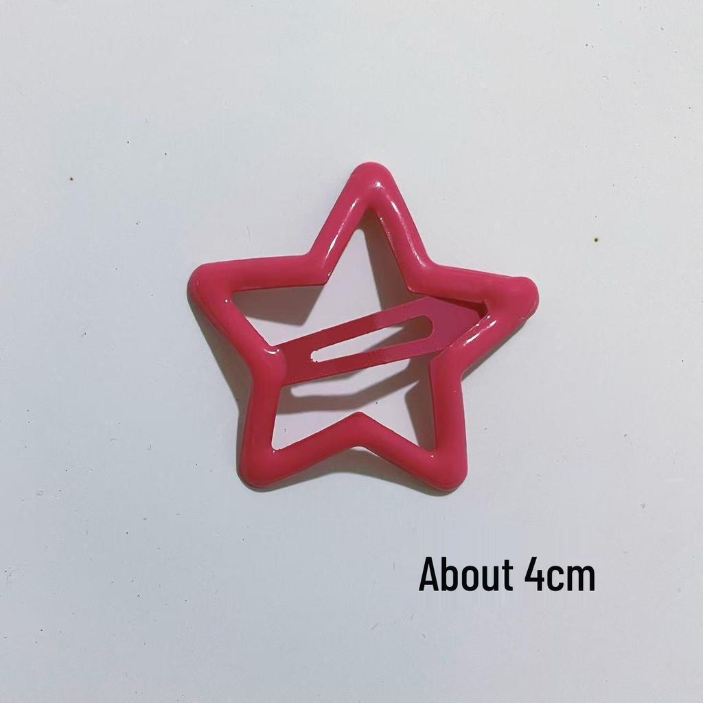 4cm Dopamine Star Hair Clip: Trendy Hairpin for Women & Babies 2025