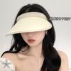 Empty top sun hat women's summer sun protection hat face cover UV protection sports running cycling anti-blowing trend