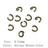 Wedding Anniversary Jewelry Materials Open Jump Rings 5 Colors 6 Sizes Accessories Parts Souvenir Accessories Parts