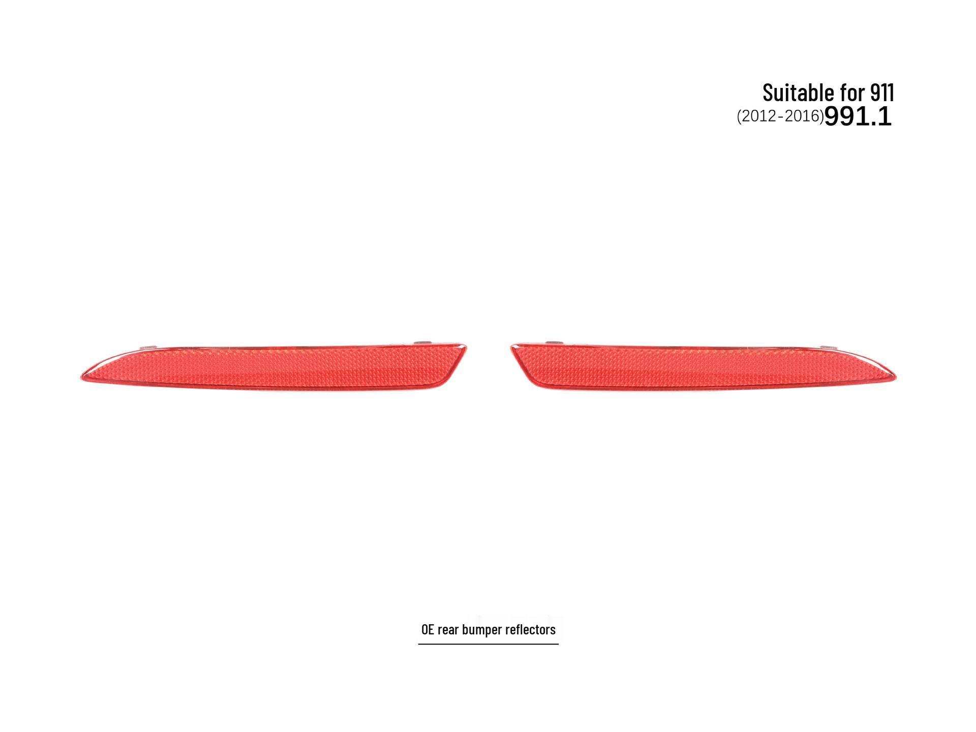 2012-2016 Porsche 911 991.1 OE Model Rear Bumper Reflectors