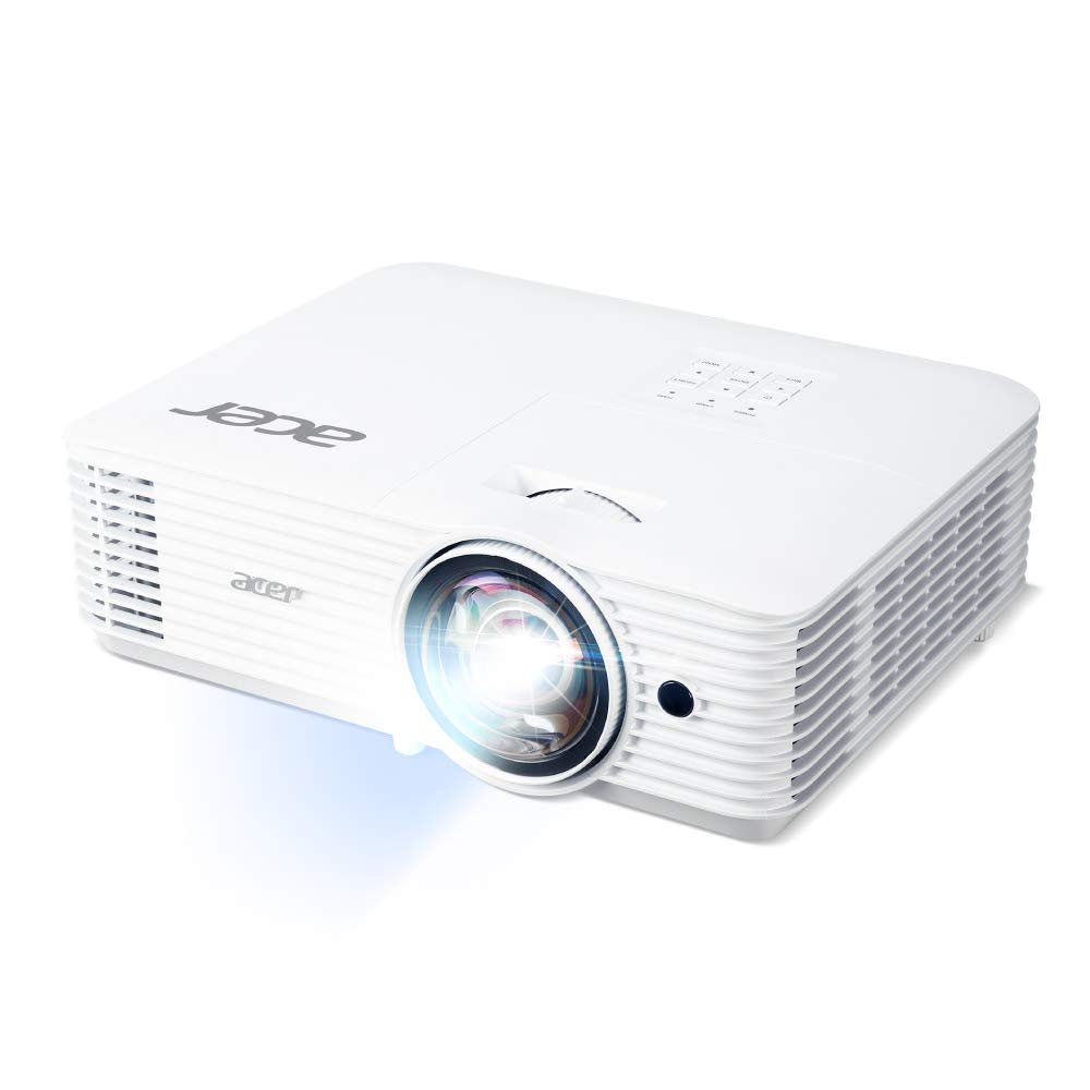 

Acer Japan Full HD Business Projector H6518STi DLP System Wheel Color Separation 1080p x ANSI lm White Short-focus (Single-panel Type) (1920 1080) білий