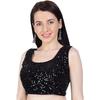 Party Wear Velvet Sleeveless Blouse Indian Bollywood Women's Velvet Choli