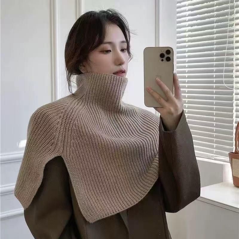 Autumn and winter new thickened double-sided thousand bird grid versatile warm scarf atmosphere student department simple grid